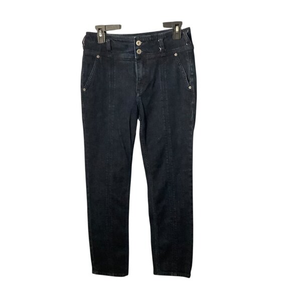 Pilcro & The Letterpress Dark Wash Slim Fit Denim Jeans Women Size 28 Cotton - Picture 1 of 7